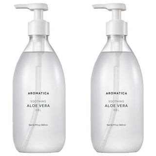 아로마티카 수딩 알로에 베라 젤, 500ml, 2개