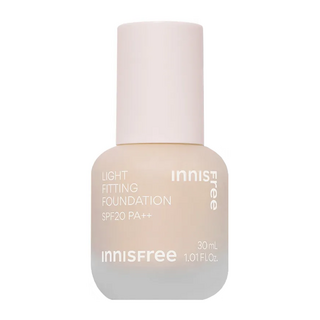 INNISFREE 台灣公司貨 輕薄透服貼粉底液 SPF20 PA++ 30ml, 17N, 1瓶