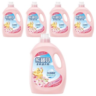 Snuggle 熊寶貝 香氛柔軟護衣精, 72小時持久香, 淡雅櫻花香, 3L, 5桶