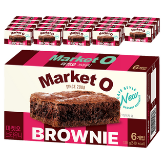 Market O 布朗尼 6入, 120g, 20個