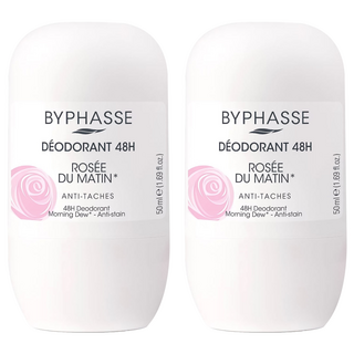 바이빠세 롤 온 데오드란트 48H 로즈향, 50ml, 2개