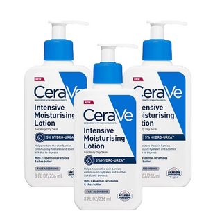 CeraVe 適樂膚 極速修護保濕精華乳 236ml 女性乳液 敏感肌適用, 3瓶