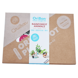 OriBon 紙盆栽組合 熱帶雨林動物, 香草種子(羅勒、德國洋甘菊、薄荷)