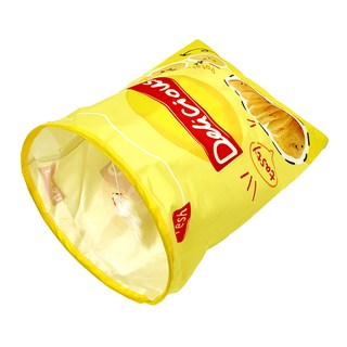 둥둥펫 고양이 바스락 숨숨터널 감자칩 하우스, 옐로우, 1개