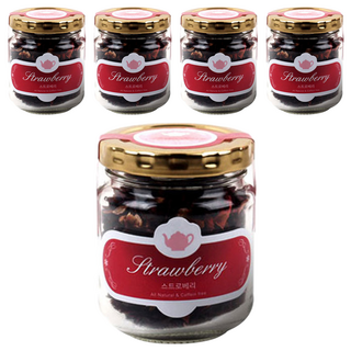 Areumdre 草莓果茶茶葉, 40g, 1罐, 5罐