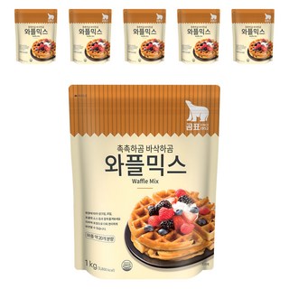 韓國 Dhflour 鬆餅預拌粉, 1kg, 6個