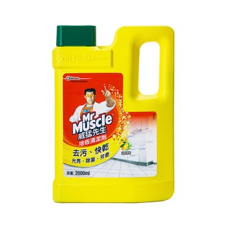 威猛先生地板清潔劑, 去汙快乾光亮除菌芳香, 2L, 1桶