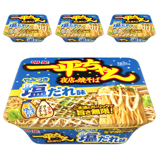 明星食品 一平 夜店炒麵 鹽味, 4個