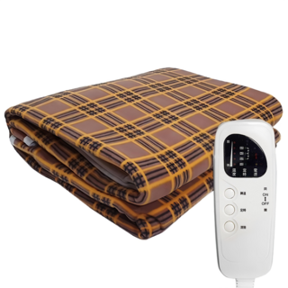KAMPO 康寶 微電腦定時電熱毯 五段溫控, 160 x 80cm, 格紋