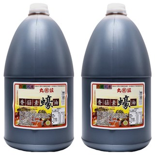 丸莊醬油 香菇素蠔油 以豆麥醬油製成 富含香菇風味 素食者適用, 4.4kg, 2桶