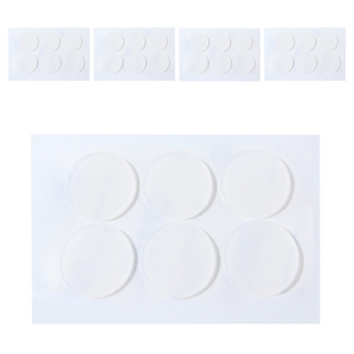Axis 艾克思 家俱電器防刮止滑吸震半透明矽膠保護墊 圓形, 30個
