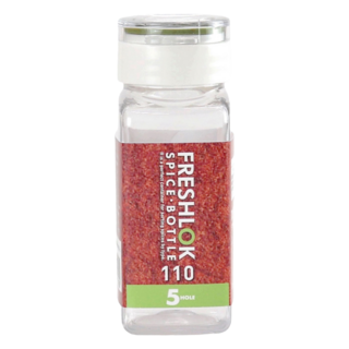 TAKEYA 調味料罐5孔 FRESHLOK 香料瓶 食材保存, 110ml, 1個