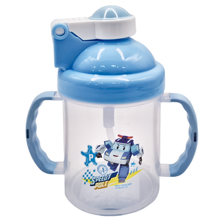 ROBOCAR POLI 波力 小吸杯, 240ml, 1個, 藍色