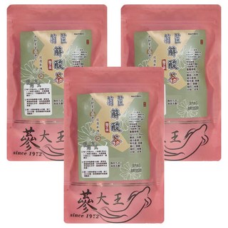 蔘大王 菊苣解酸茶包 3D立體切片 無烘烤除菌 台灣製造, 6g, 10個, 3包