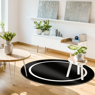 호텔 그랑블 프레인 싱글 라인 원형 러그