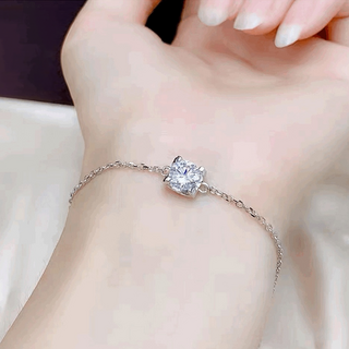 CF Diamond 手鍊 莫桑鑽, 經典牛頭 C0005, 1克拉