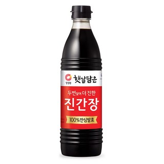 청정원 두번달여 더 진한 진간장, 840ml, 1개