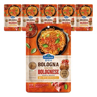 폰타나 볼로냐 베이컨 볼로네제 파스타소스, 130g, 6개
