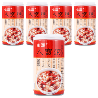 名屋八寶粥 含蓮子、 薏仁、 糯米、 小米, 370g, 5罐