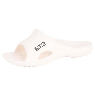 ATTA 運動風簡約休閒拖鞋, 白色, 250mm