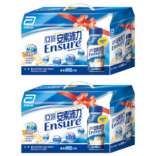 Abbott 亞培 Ensure 安素 沛力優蛋白配方禮盒 香草減甜, 237ml, 16瓶