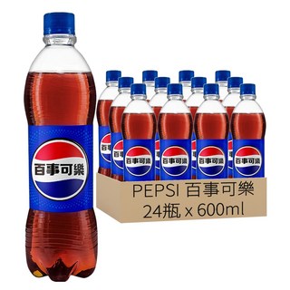 PEPSI 百事可樂, 600ml, 24瓶