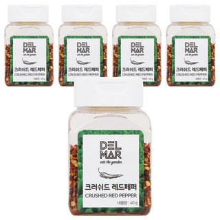 DELICIOUS MARKET 紅辣椒碎, 40g, 5罐