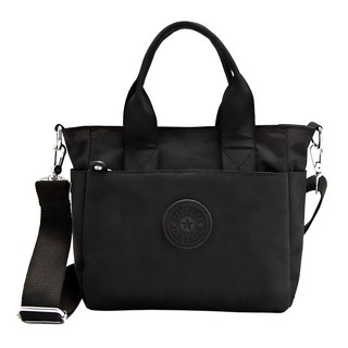 LuluBag Creca 女款斜背包 + 配件組, 黑色包包 + 隨機配件