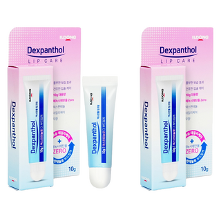 ILDONG 日東製藥 D-泛醇護唇霜, 無香, 10g, 2個