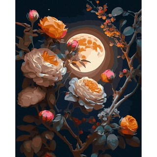 ArtLife 藝術生活 數字油畫DIY DT068 50 x 40cm, 數字油畫 夜色下的美麗 多色, 1盒