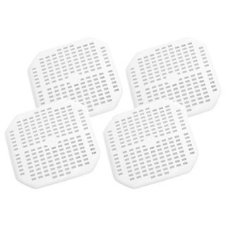 AXIS 艾克思 台灣製新型勾柱式排水濾髮防阻塞專用濾網蓋4入 PVC塑膠材質 浴室/陽台/廚房排水口適用