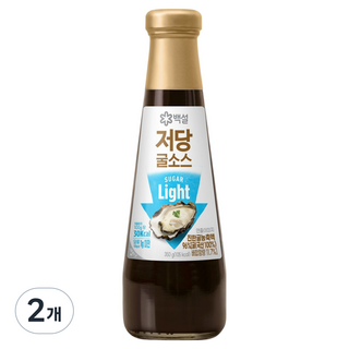 백설 저당 굴소스, 350g, 2개