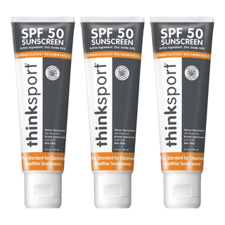 thinksport 新寶貝 防曬霜 運動款 SPF 50 氧化鋅 20%, 89ml, 3條
