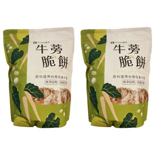 佳里區農會 牛蒡脆餅 椒盬口味, 2個, 80g