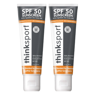 thinksport 新寶貝 防曬霜 運動款 SPF 50 氧化鋅 20%, 89ml, 2條