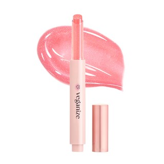 Veganize 膠原蛋白玻璃唇膏, 12粉紅瓜光, 1.8克, 1個