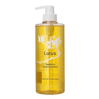 SOAPBERRY 古寶無患子 LOTUS 保濕香蓮卸妝液, 適用敏弱性及一般肌膚, 溫和不刺激, 卸妝潔膚舒緩保濕4效合1, 500g, 1瓶