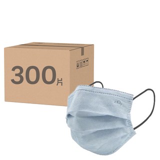 愛北鼻 宏瑋醫療平面口罩, 冰河銀灰, 50片, 6盒