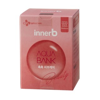 innerb AQUA BANK粉色玻尿酸保濕膠囊, 56顆, 1罐