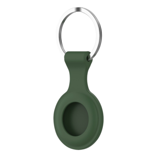 Timo 純色矽膠保護套 AirTag專用 綠色 輕巧防刮保護套, 1個