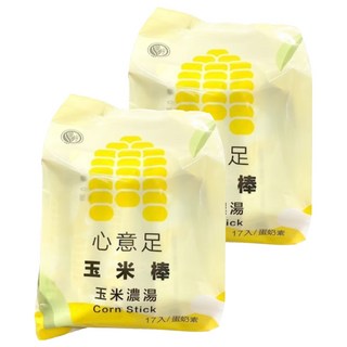 義竹鄉農會 心意足玉米棒 玉米濃湯口味, 102g, 2個