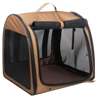 RADICA Cordura 可車載多功能寵物提籠 卡其棕色 100%棉 45 x 45 x 47cm, 45 x 45 x 47cm,, 1個