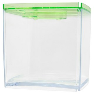 ISTA 伊士達 摩登造型缸四角缸 可堆疊迷你水族箱, 綠色, 1個