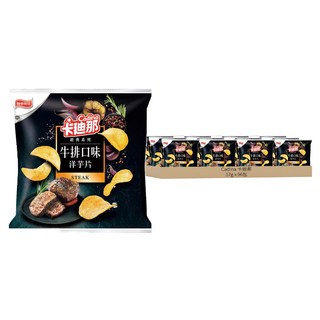 卡迪那 洋芋片 牛排口味 新鮮馬鈴薯製成, 17g, 96包