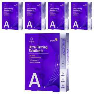 MIRAE 未來美 台灣公司貨 超級A醇緊緻透亮面膜 27ml, 3片, 5盒