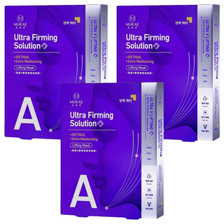 MIRAE 未來美 台灣公司貨 超級A醇緊緻透亮面膜 27ml, 3片, 3盒