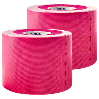 ALL-ROUNDED 全展 醫療用黏性膠帶及黏性繃帶未滅菌 全能貼 運動肌貼 粉紅, 1入, 2盒