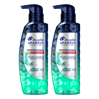 Head & Shoulders 專業抗頭皮屑高級頭皮發癢護理洗髮水, 300ml, 2個