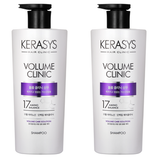 KERASYS Volume Clinic 蛋白質洗髮精花香粉末, 750ml, 2瓶