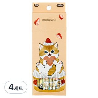 스튜디오에잇 모프샌드 연필 2B 10p 세트, 스위츠, 4세트